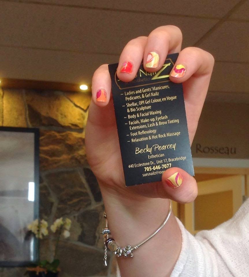 Sues Nailz & Aesthetics | 1511 Cedar Ln, Bracebridge, ON P1L 1W9, Canada | Phone: (705) 646-7077