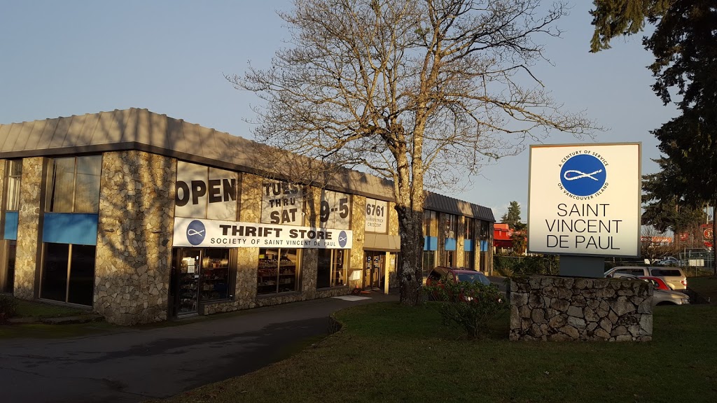 St Vincent de Paul Thrift Store | 6761 Kirkpatrick Crescent, Saanichton, BC V8M 1Z8, Canada