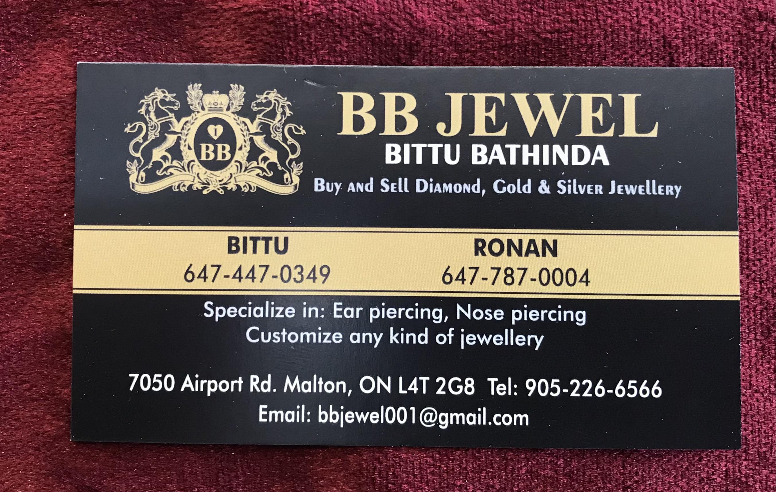 BB JEWEL | 7050 Airport Rd, Mississauga, ON L4T 2G8, Canada | Phone: (905) 226-6566
