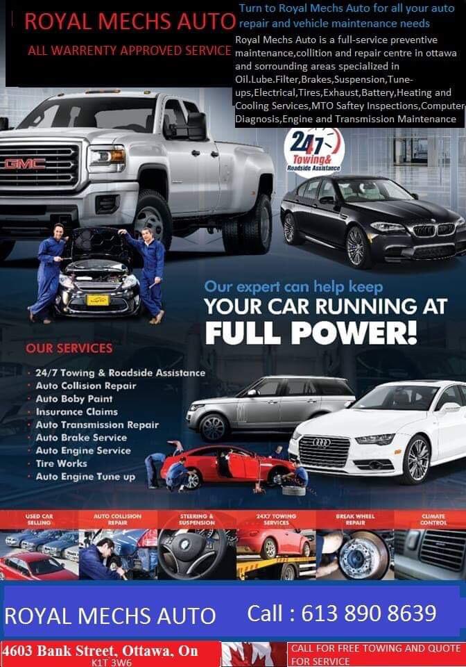 Royal Mechs Auto | 4603 Bank St, Gloucester, ON K1T 3W6, Canada | Phone: (613) 890-8639