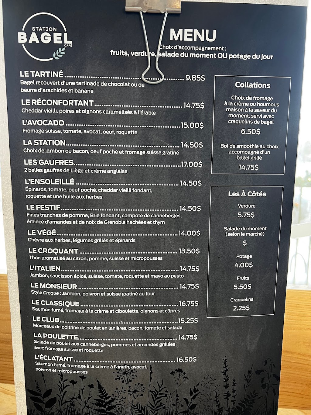 Station BAGEL & CAFÉ | 707 Chem. dOka, Deux-Montagnes, QC J7R 1L6, Canada | Phone: (450) 491-7942