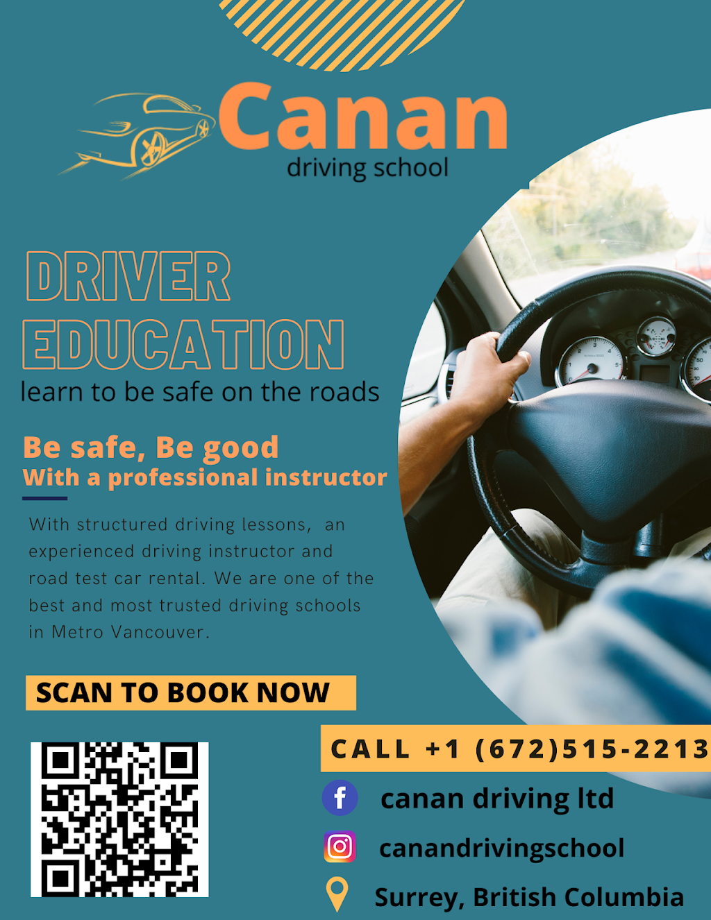 Canan Driving School | 10168 139 St, Surrey, BC V3T 0P1, Canada | Phone: (403) 307-5866