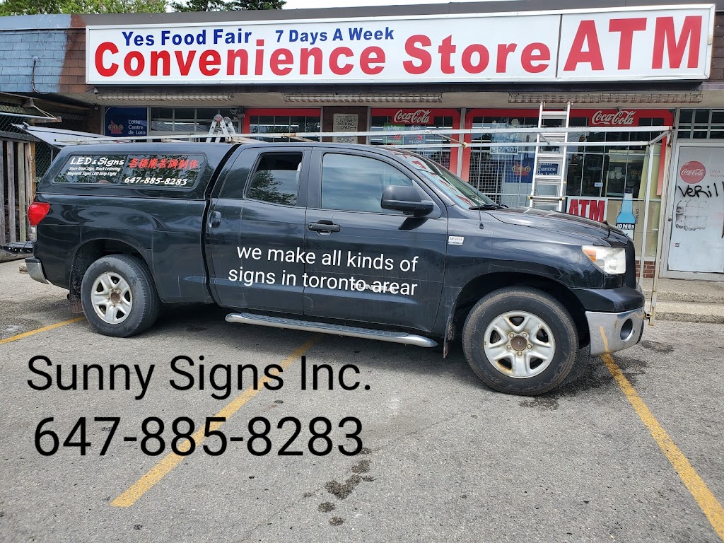 Sunny Signs Inc | 743 Birchmount Rd, Scarborough, ON M1K 1R5, Canada | Phone: (647) 885-8283