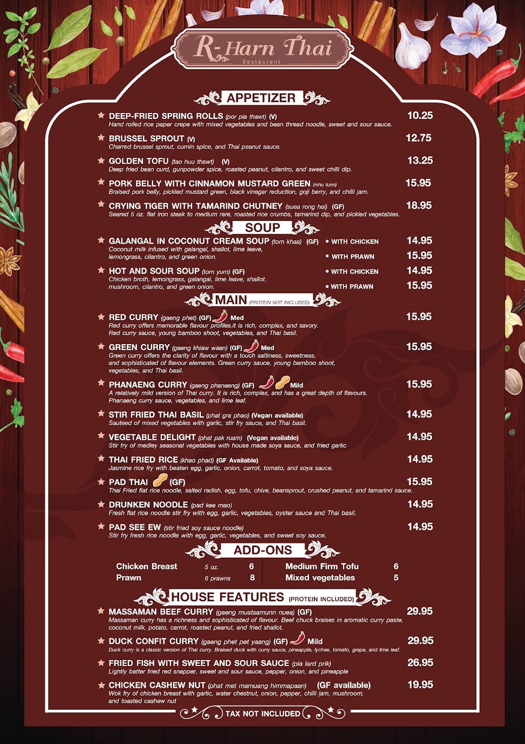 R-harn Thai restaurant | 2740 Dundas Rd, Shawnigan Lake, BC V0R 2W0, Canada | Phone: (250) 929-0889
