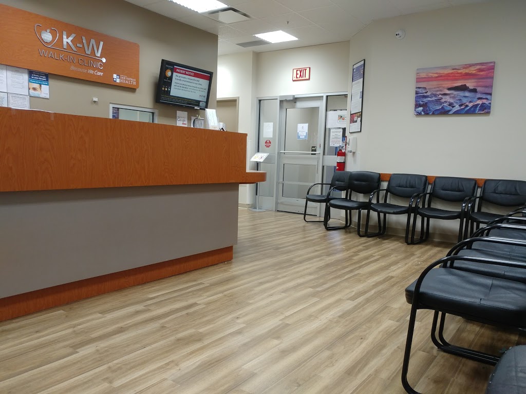 K-W Walk-In Clinic | 100 The Boardwalk, Kitchener, ON N2N 0B4, Canada | Phone: (519) 279-4098