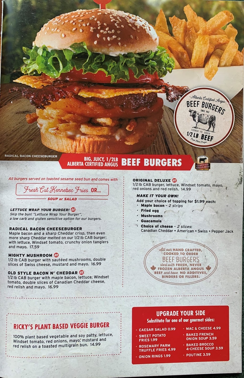 Rickys All Day Grill - Murrayville | 22314 Fraser Hwy, Langley City, BC V3A 8M6, Canada | Phone: (604) 530-4317