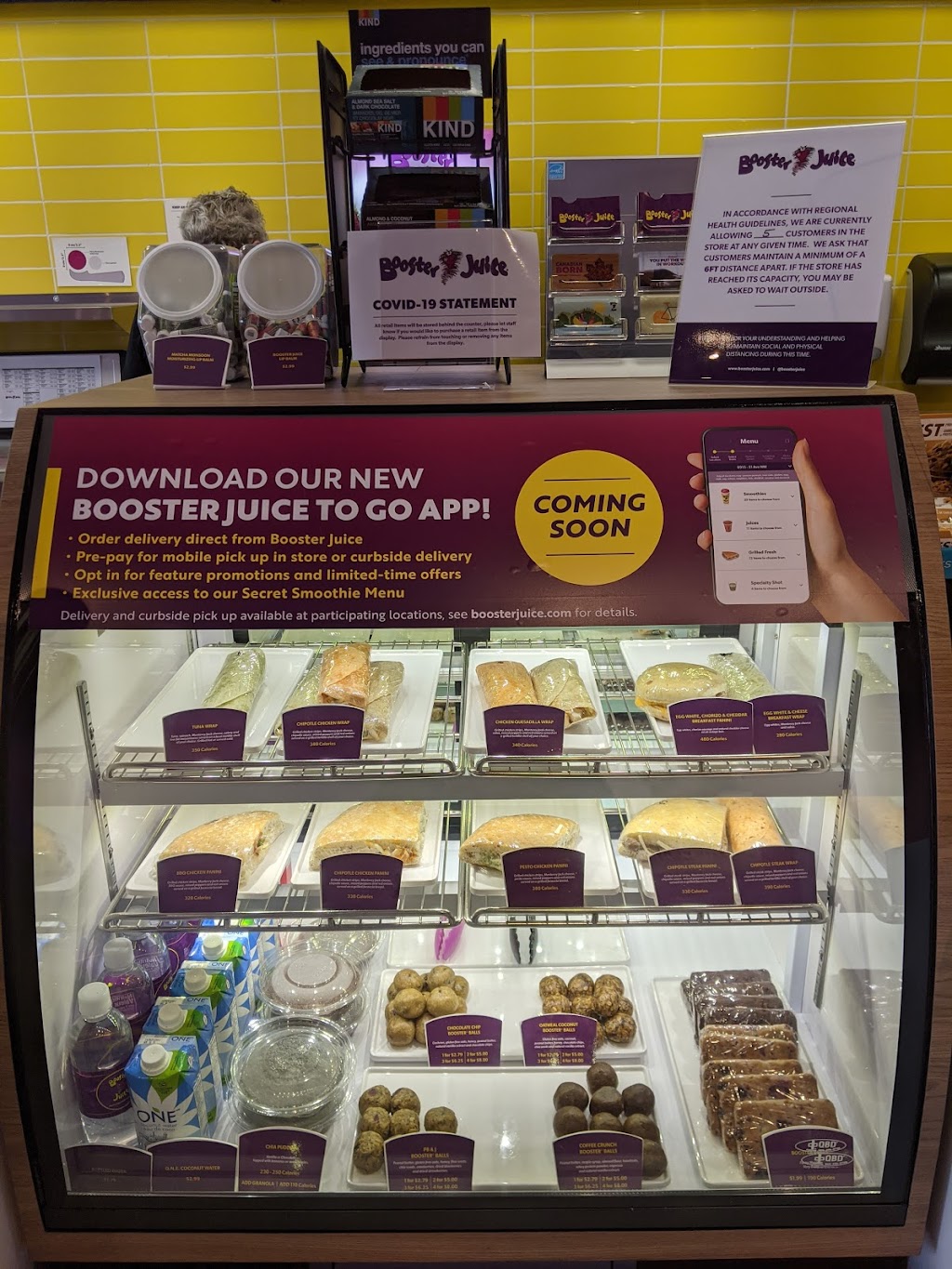 Booster Juice | 6590 Meadowvale Town Centre Cir Unit J03, Mississauga, ON L5N 4B7, Canada | Phone: (905) 542-2500