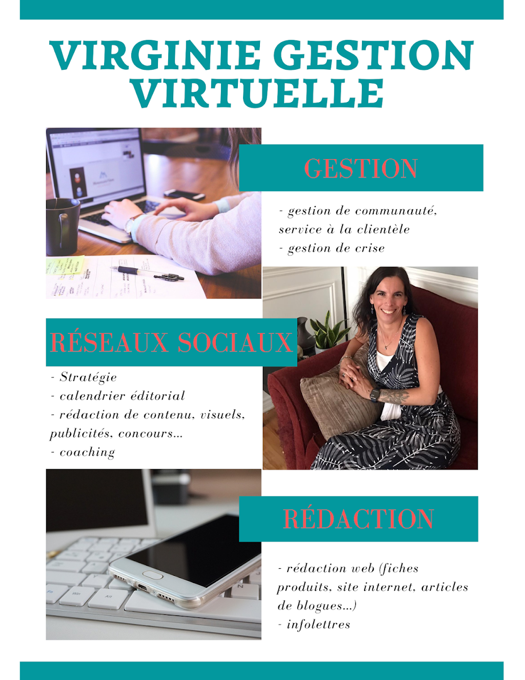 Virginie Gestion Virtuelle | 14085 Rue Ozias Leduc, Mirabel, QC J7N 3M6, Canada | Phone: (514) 914-7003