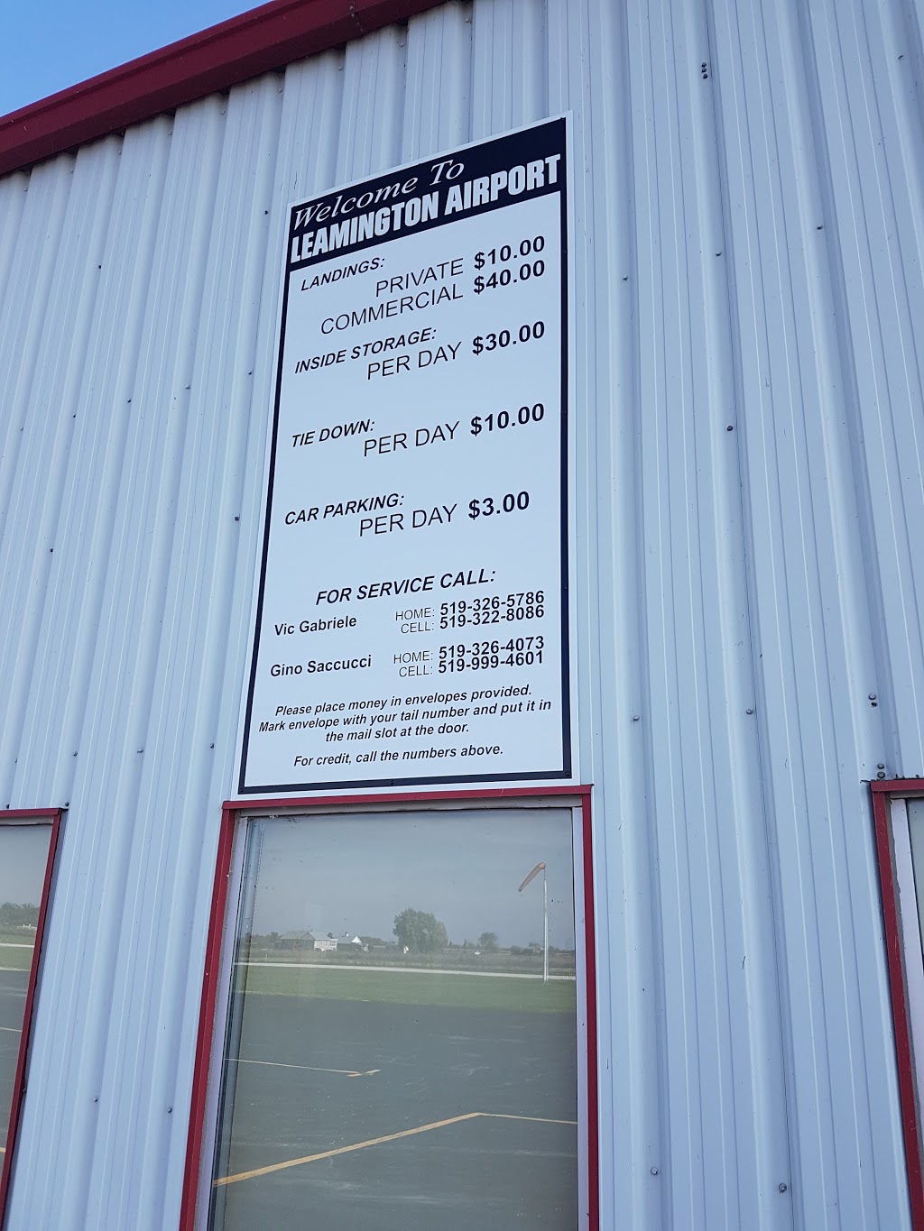 Leamington Airport | 1724 ESSEX RD, Wheatley, ON N0P 2P0, Canada | Phone: (519) 322-0906