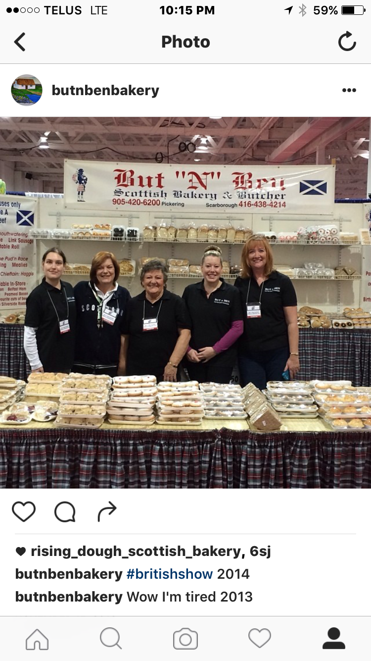 But NBen Scottish Bakery | bakery | 619 Kingston Rd, Pickering, ON L1V 3N7, Canada | 9054206200 OR +1 905-420-6200