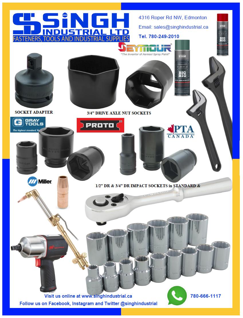 SINGH INDUSTRIAL LTD | 4316 Roper Rd NW, Edmonton, AB T6B 3T8, Canada | Phone: (780) 249-2010