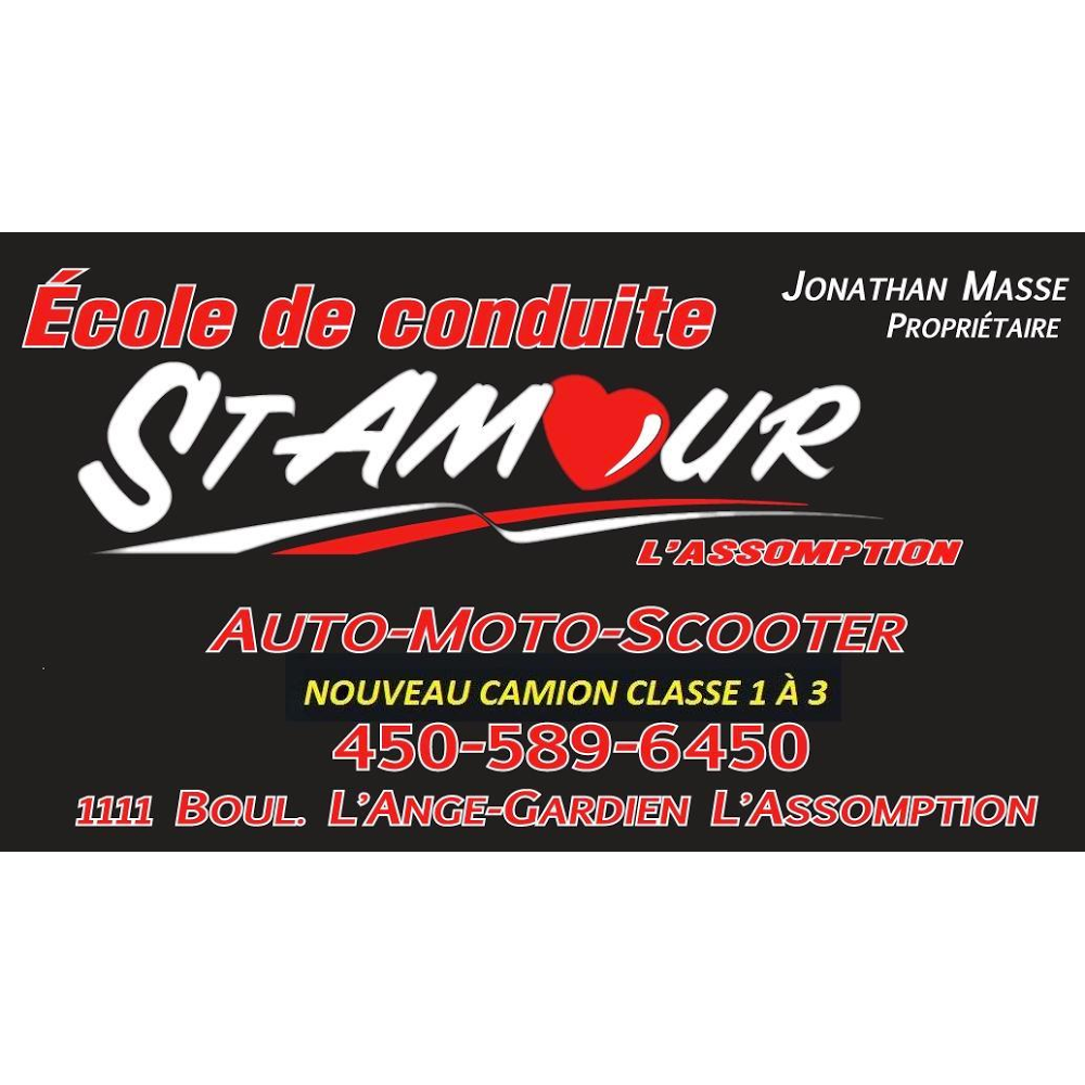 School Of Driving St-Amour Allowed Plus Lassomption | 1111 Bd de lAnge Gardien N #109, LAssomption, QC J5W 1N7, Canada | Phone: (450) 589-6450