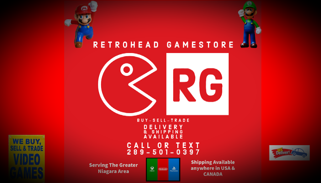 RetroHead GameStore | 8787 Pawpaw Ln, Niagara Falls, ON L2H 3S4, Canada | Phone: (289) 501-0397