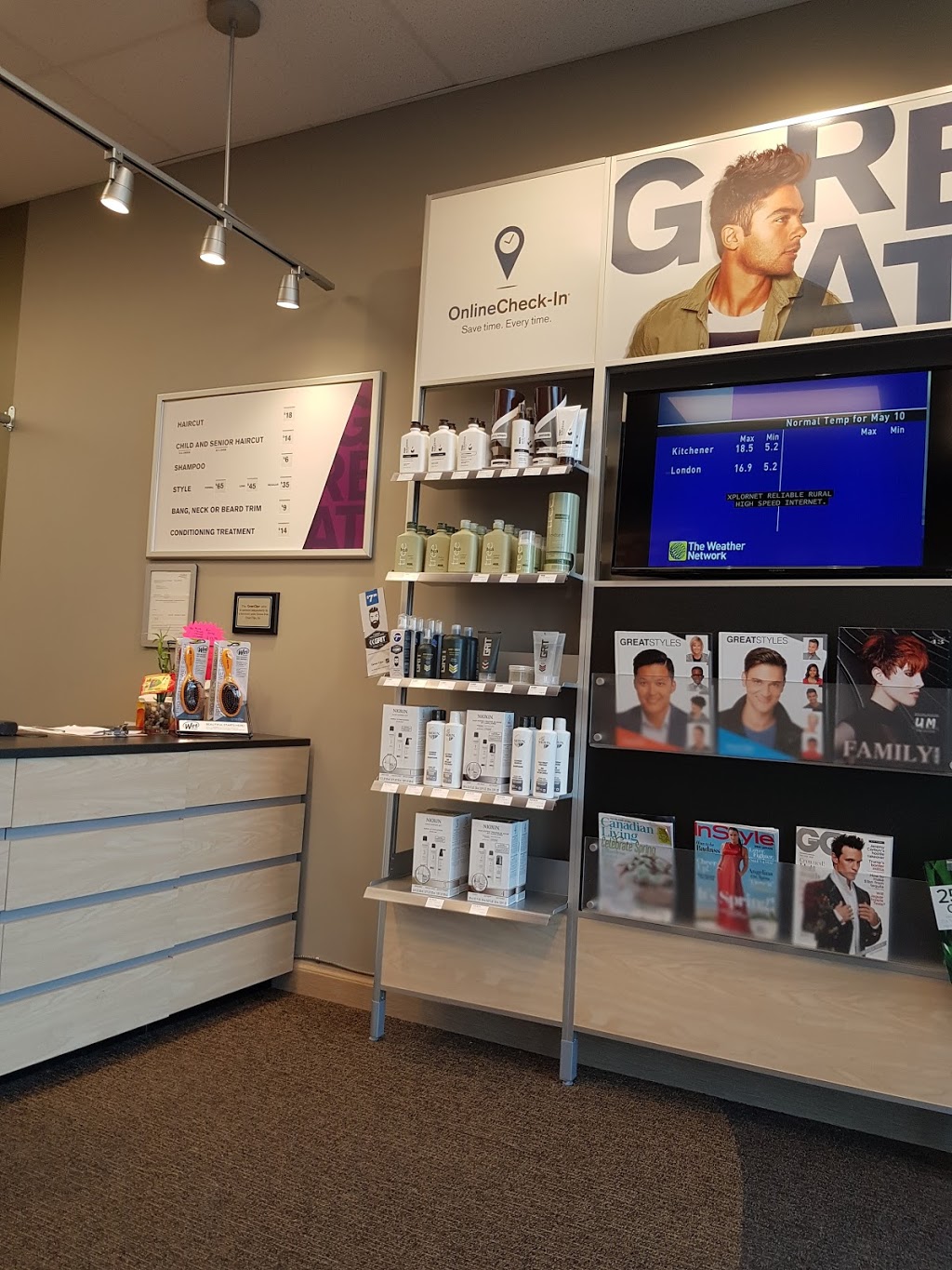 Great Clips | 20 Clair Rd E Ste B5, Guelph, ON N1L 1M7, Canada | Phone: (519) 763-5259