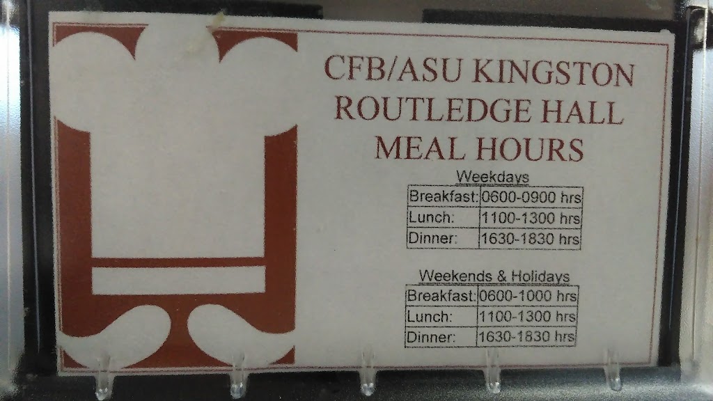 Routledge Dining Hall | 9 Parade Rd, Kingston, ON K7K 7B4, Canada | Phone: (613) 541-5010