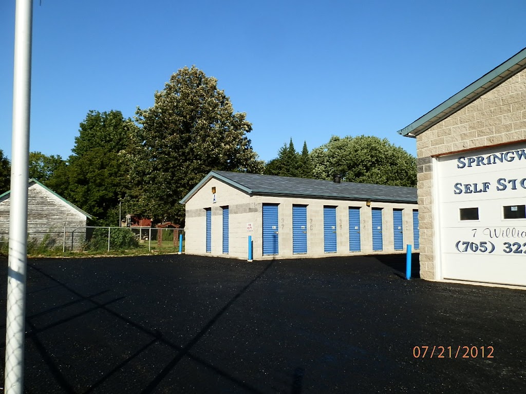 Springwater Self Storage | 7 William St, Elmvale, ON L0L 1P0, Canada | Phone: (705) 322-4414