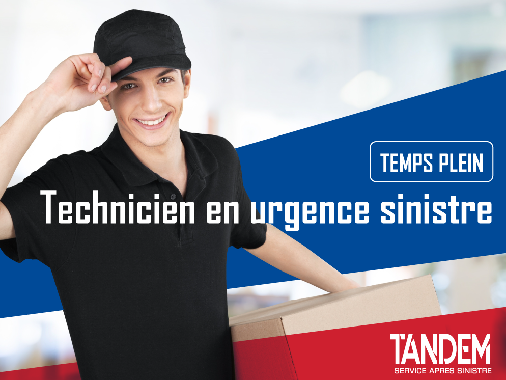 Nettoyeur Tandem, service après sinistre | 2333 Bd Saint-Paul, Chicoutimi, QC G7K 1E5, Canada | Phone: (418) 690-1155
