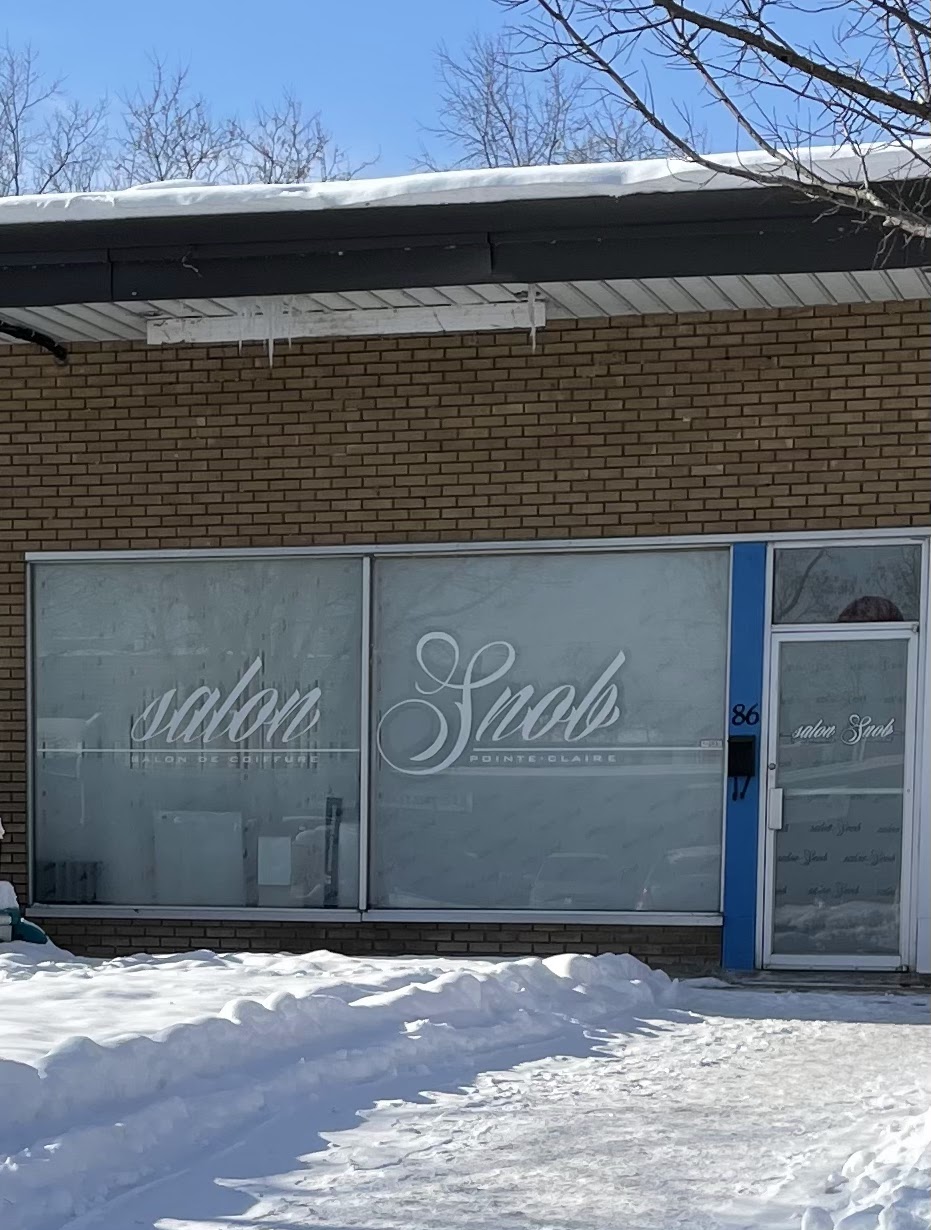 Salon Snob | 86 Av. Ashgrove, Pointe-Claire, QC H9R 3N4, Canada | Phone: (514) 693-3660