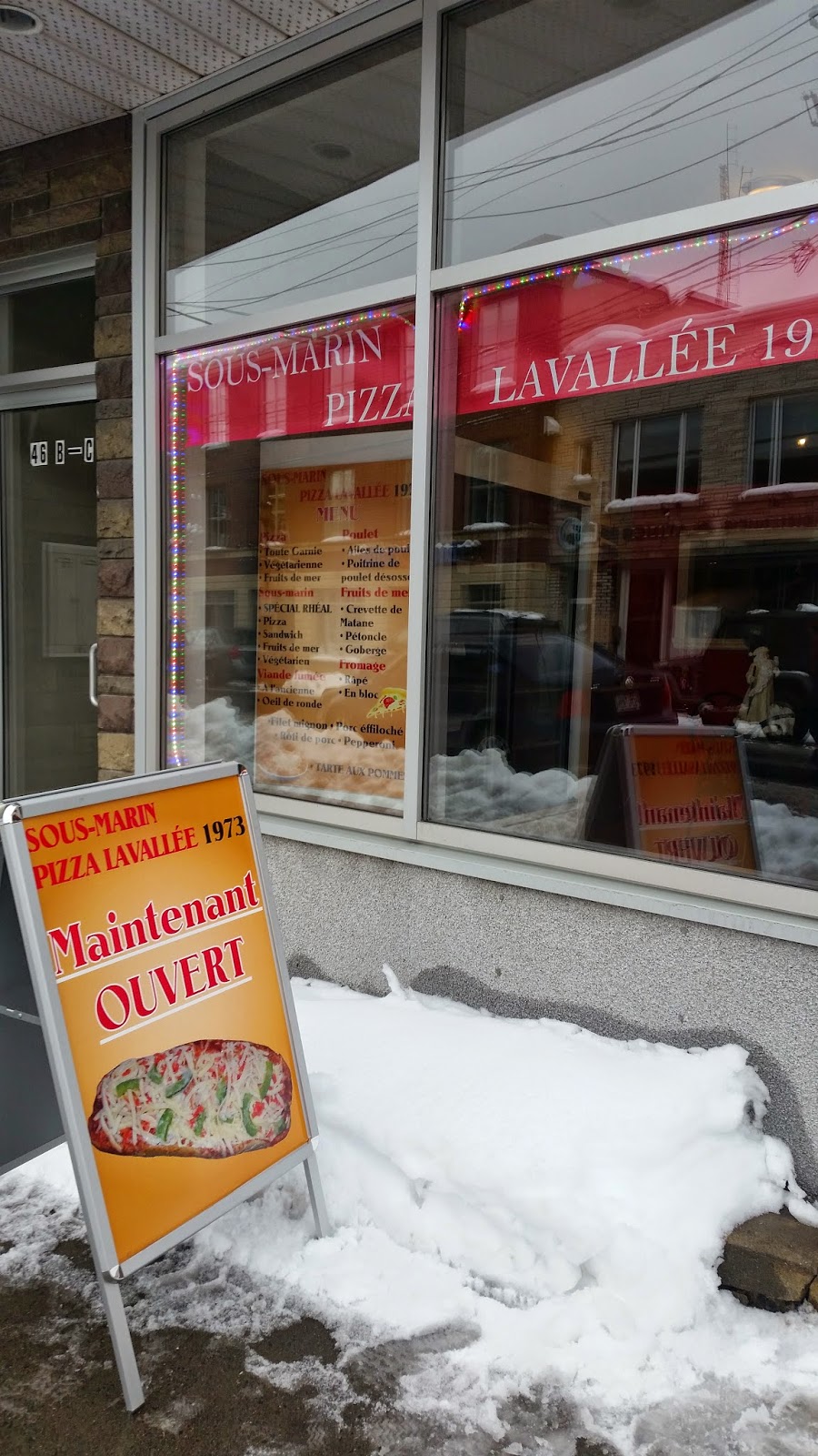 Sous-marin Pizza Lavallée | 46 Rue Augusta, Sorel-Tracy, QC J3P 1A3, Canada | Phone: (450) 808-5014