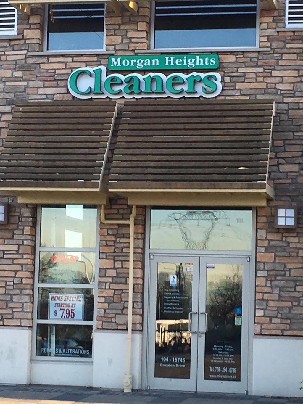 Morgan Heights Cleaners | 15745 Croydon Dr E104, Surrey, BC V3S 2L5, Canada | Phone: (778) 294-0786