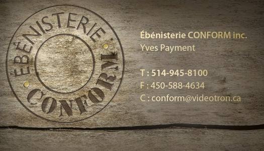 Ebenisterie Conform Inc | 23 Rue des Pignons, Saint-Roch-de-lAchigan, QC J0K 3H0, Canada | Phone: (514) 945-8100