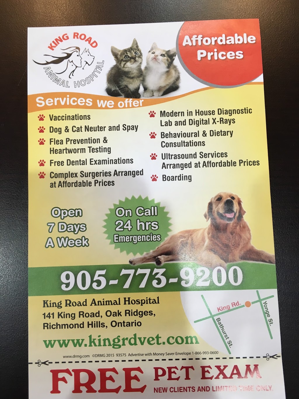 King Road Animal Hospital | 141 King Rd, Richmond Hill, ON L4E 3L7, Canada | Phone: (905) 773-9200