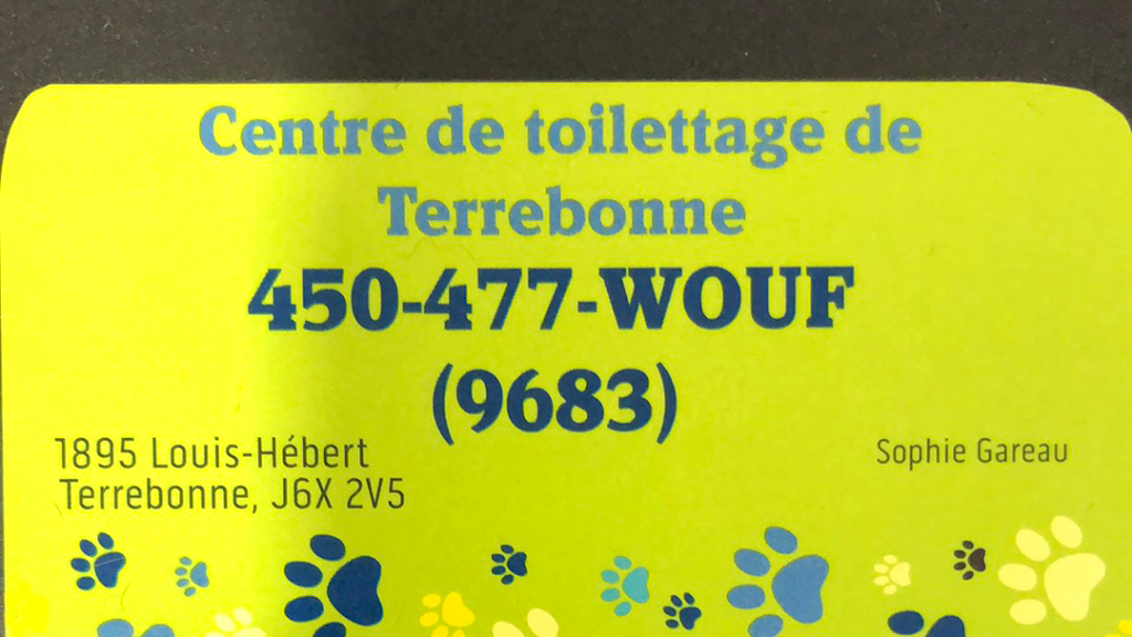 Salon de toilettage Terrebonne | 1895 Rue Louis Hébert, Terrebonne, QC J6X 2V5, Canada | Phone: (450) 477-9683