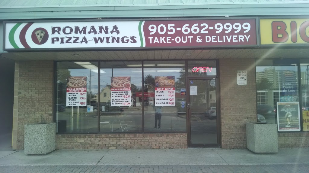 Romana Pizza & Wings | 910 Queenston Rd, Stoney Creek, ON L8G 1B5, Canada | Phone: (905) 662-9999