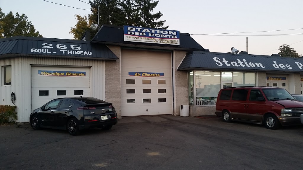 Garage Station Des Ponts/Unipro | 265 Boulevard Thibeau, Trois-Rivières, QC G8T 6Y3, Canada | Phone: (819) 373-4221
