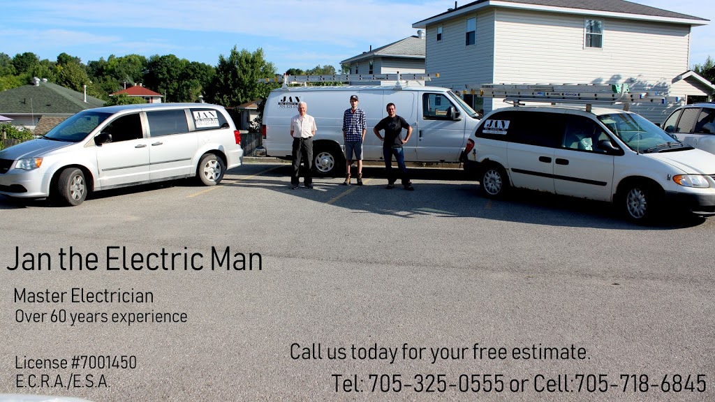 Jan The Electric Man | 15 Rachael Rd #206, Orillia, ON L3V 0B1, Canada | Phone: (705) 325-0555