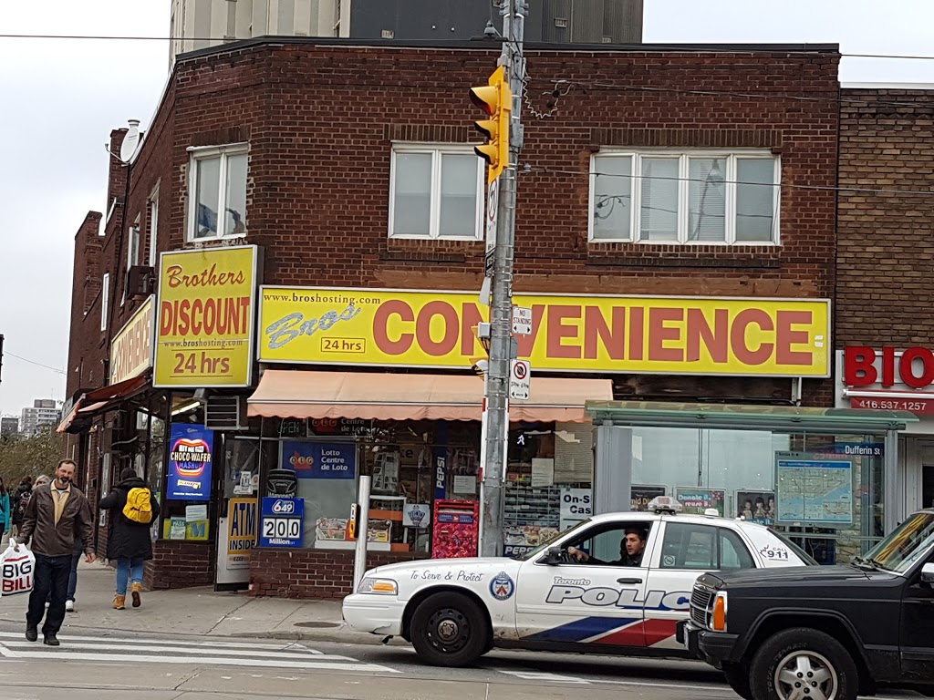 Brothers Discount convenience | 1478 Dundas St W, Toronto, ON M6J 1Y6, Canada | Phone: (647) 724-7906