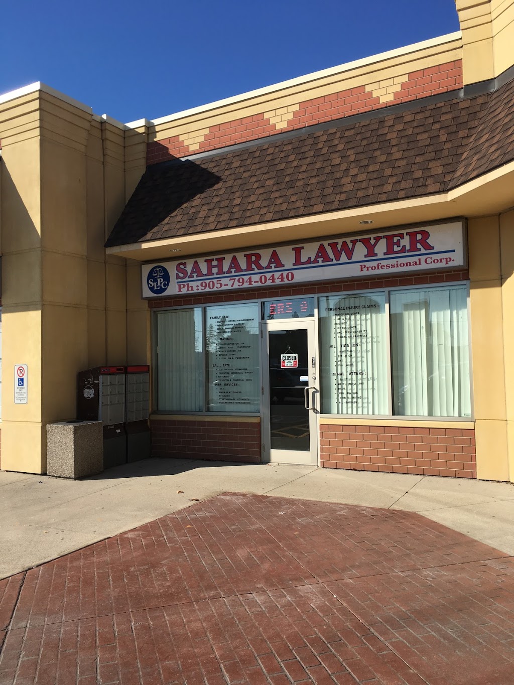Sahara Lawyers Pro Corporation | 4550 Ebenezer Rd, Brampton, ON L6P 2R2, Canada | Phone: (905) 794-0440