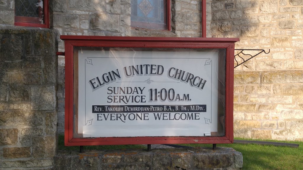 Elgin United Church | 77 Main St, Elgin, ON K0G 1E0, Canada | Phone: (613) 359-6611