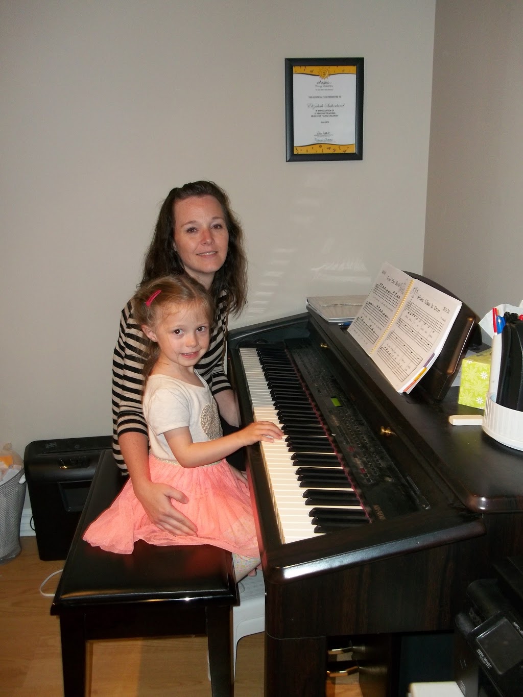 Elizabeths Music for Young Children and Piano Studio | 12 Mill Park Pl, Kitchener, ON N2P 1X4, Canada | Phone: (226) 606-3855