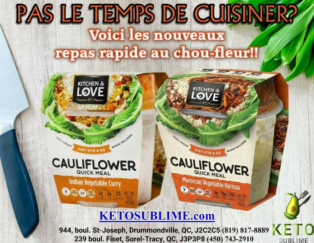 KETO SUBLIME Sorel-Tracy | 239 Boulevard Fiset, Sorel-Tracy, QC J3P 3P8, Canada | Phone: (450) 743-2910
