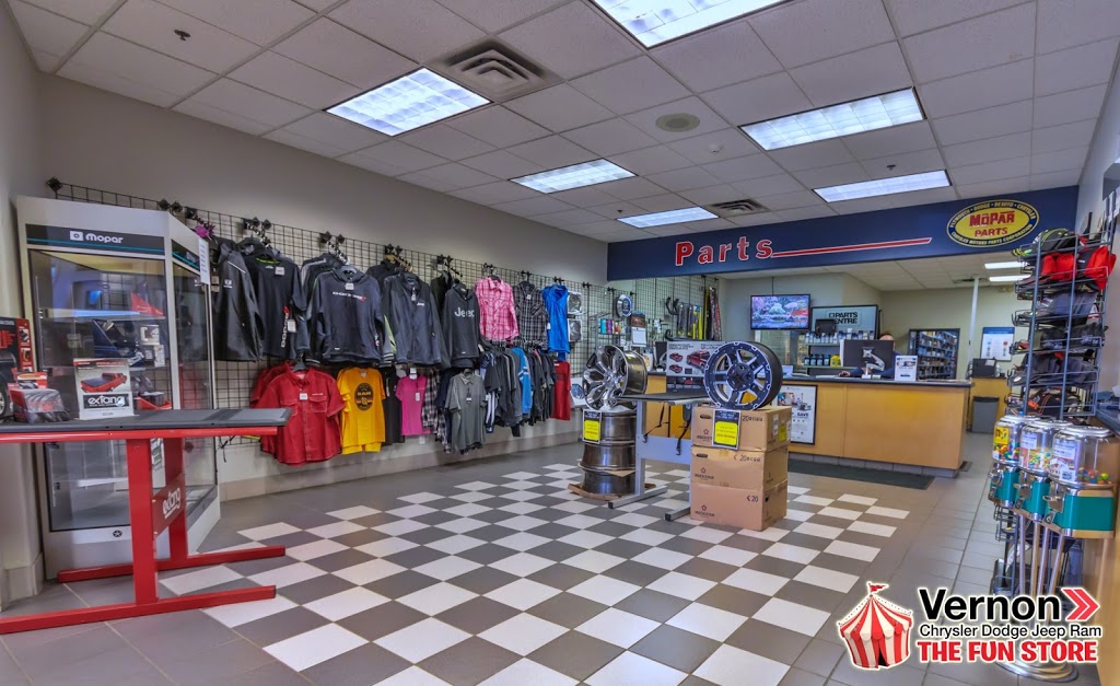 Vernon Dodge Jeep - Parts | 4607 27 St, Vernon, BC V1T 4Y8, Canada | Phone: (250) 545-2151