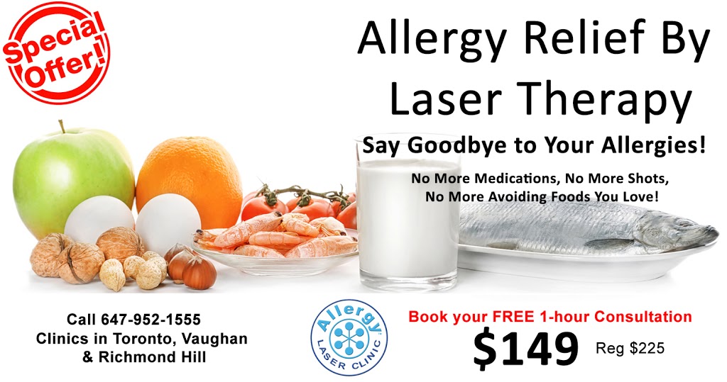 Allergy Relief Laser Clinic Oakville | 294 Rambler Ct, Oakville, ON L6H 3A6, Canada | Phone: (647) 952-1555