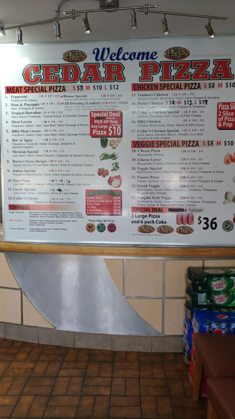 CEDAR PIZZA | 9063 Cedar St, Mission, BC V4S 1A7, Canada | Phone: (604) 287-8000