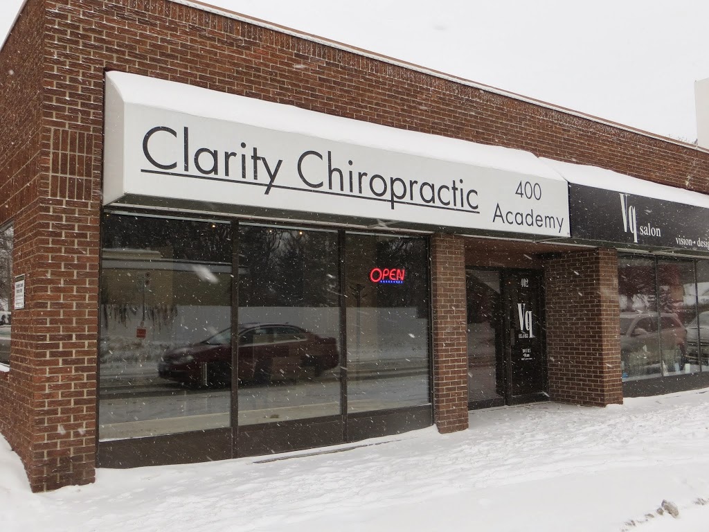 Clarity Chiropractic Winnipeg | 400 Academy Rd, Winnipeg, MB R3N 0P4, Canada | Phone: (204) 487-0049