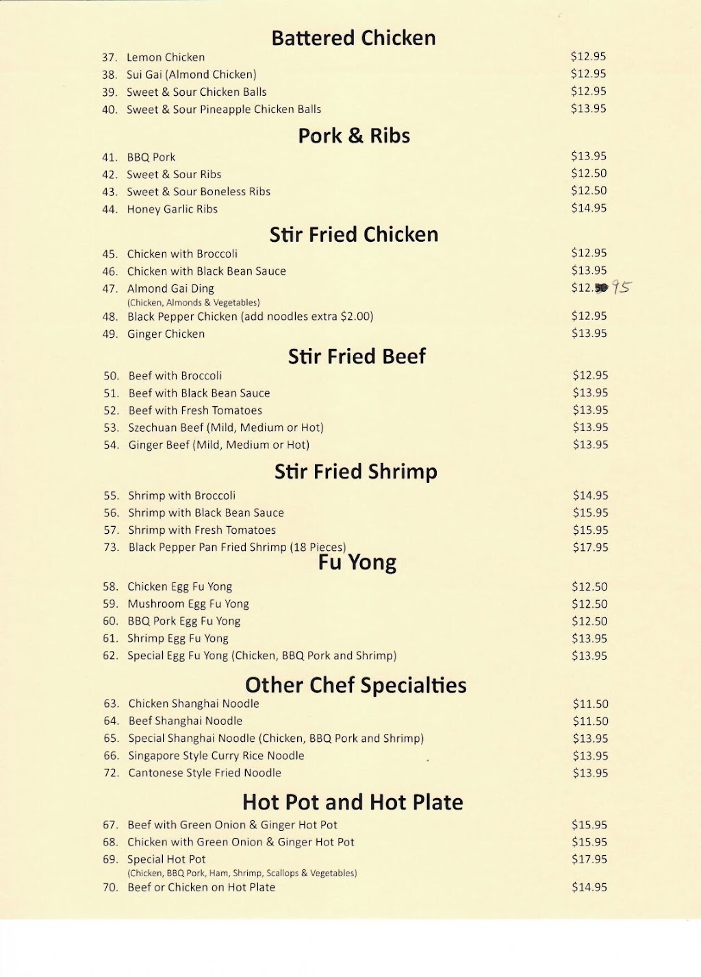 Shellbrook Restaurant | 18 Main St, Shellbrook, SK S0J 2E0, Canada | Phone: (306) 747-3405