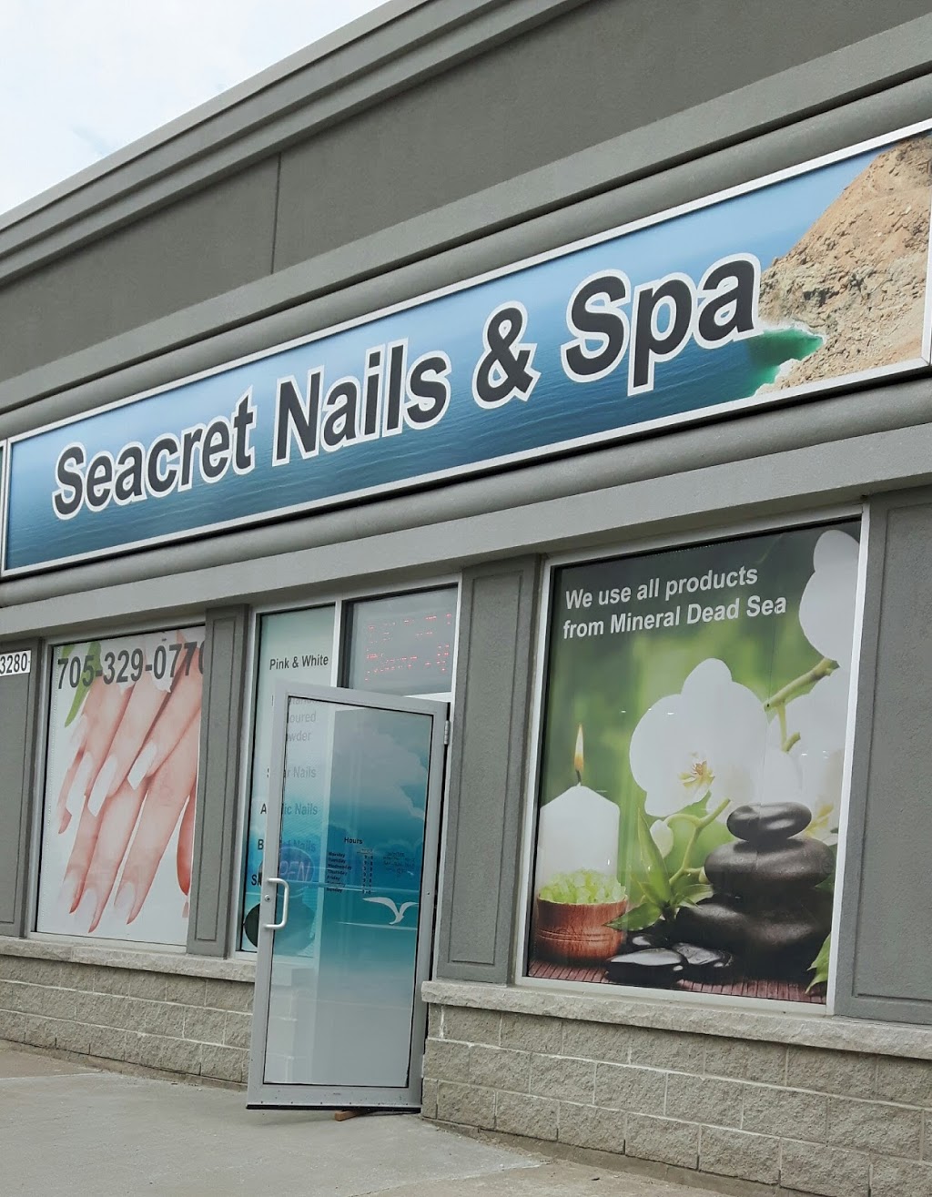 Seacret Nail And Spa | 3280 Monarch Dr, Orillia, ON L3V 7W7, Canada | Phone: (705) 329-0770