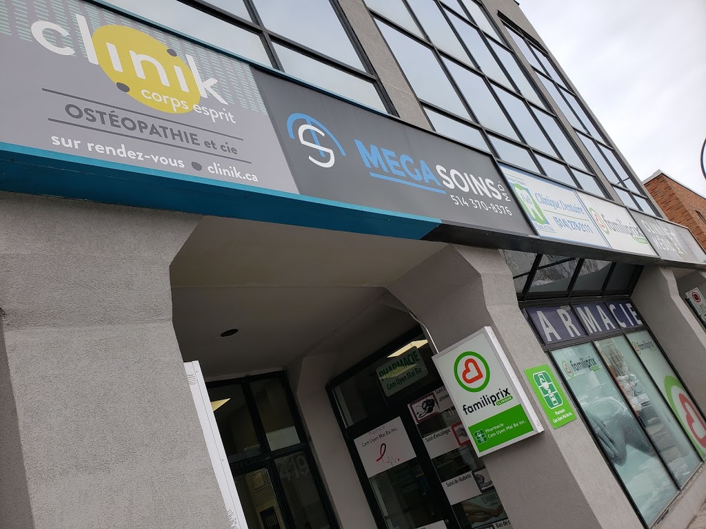 Pharmacie Cam Uyen Mai Ba inc. | 405 Boulevard Rosemont, Montréal, QC H2S 1Z2, Canada