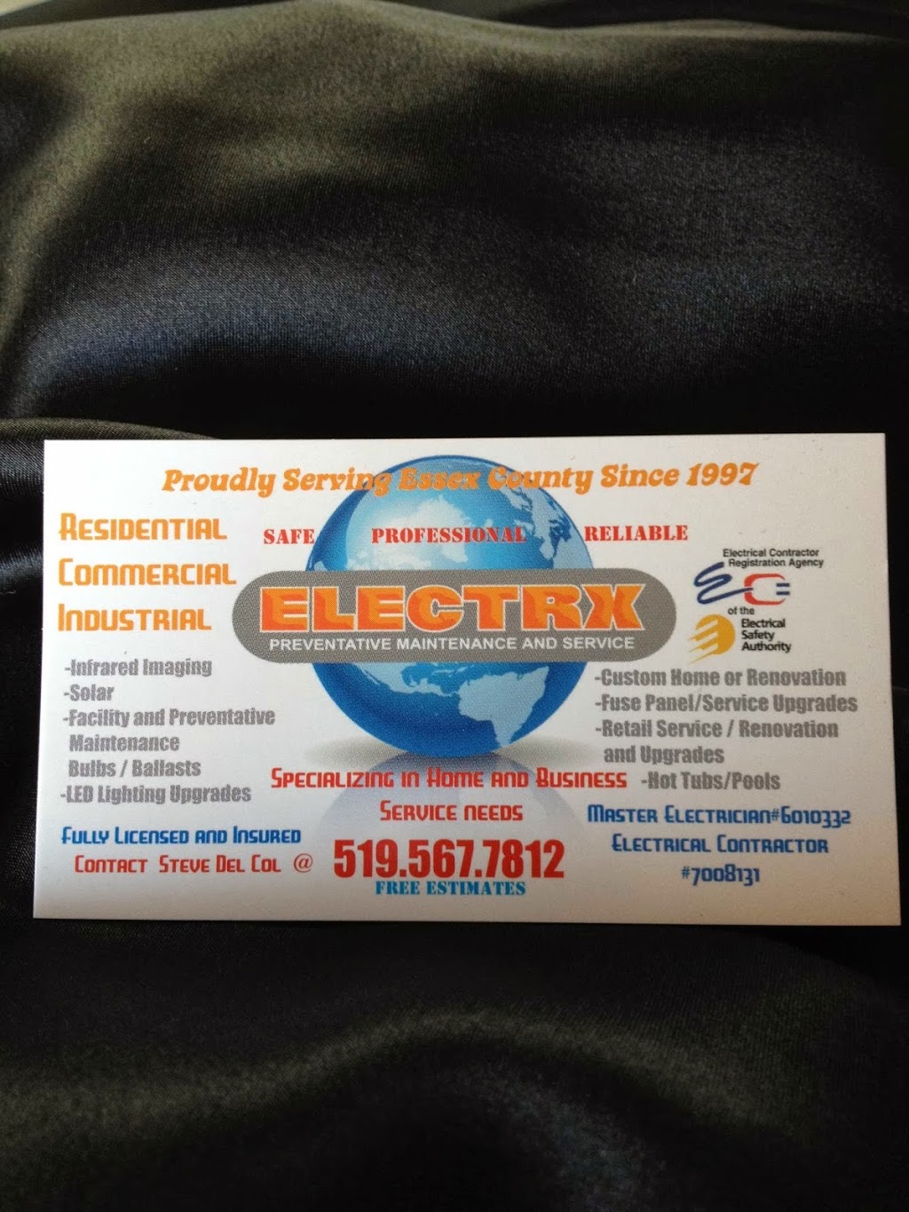 ELECTRX LTD | 851 Talbot Rd, Maidstone, ON N0R 1K0, Canada | Phone: (519) 567-7812