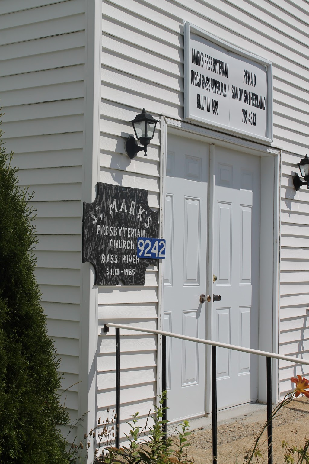 Saint Marks Presbyterian Church | NB-490, Bass River, NB E4T 1G9, Canada | Phone: (506) 785-4479