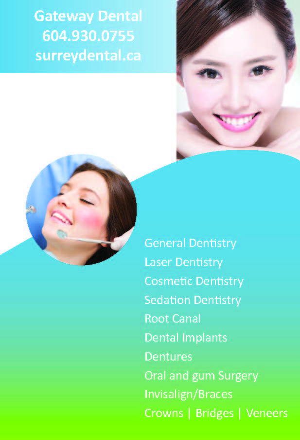 Gateway Dental Centre | 13401 108 Ave #104, Surrey, BC V3T 5T3, Canada | Phone: (604) 930-0755