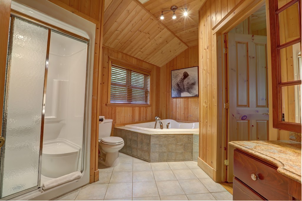 Chalet no. 14 by Fiddler Lake Resort® (Ours-Bear) | Fiddler Lake Resort Reception, 6 Chem. du Merle, Mille-Isles, QC J0R 1A0, Canada | Phone: (800) 721-0371