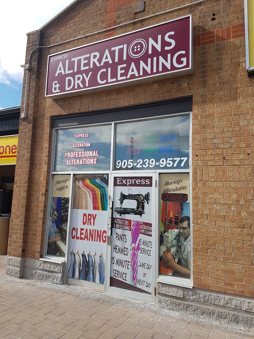 Express Alterations & Dry Cleaning | 1660 Kingston Rd, Pickering, ON L1V 5R2, Canada | Phone: (905) 239-9577