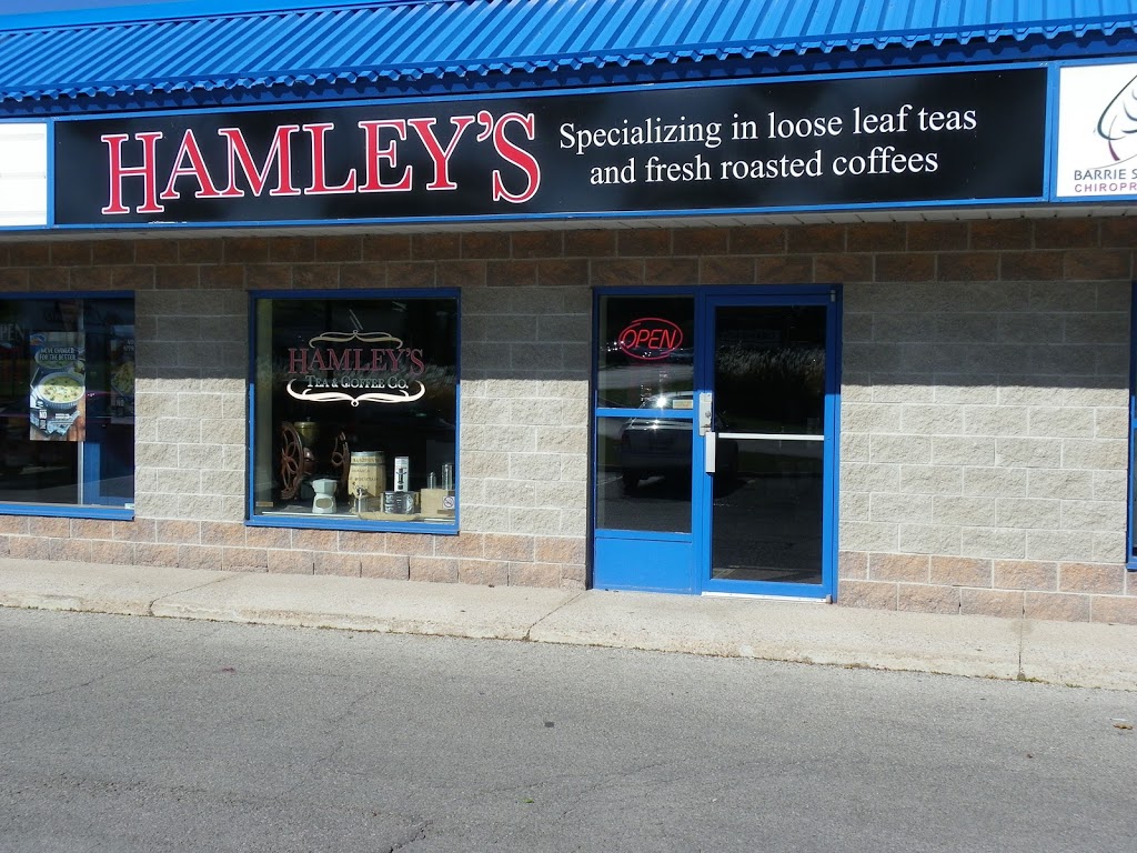 Hamleys Tea & Coffee Co | 190 Minets Point Rd, Barrie, ON L4N 4C3, Canada | Phone: (705) 719-1008