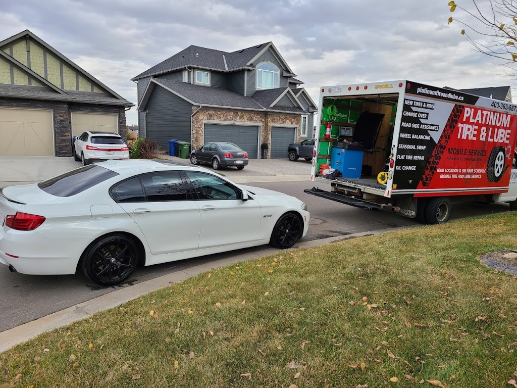 Platinum Tire and Lube Mobile Service | 100 100 Rainbow Falls Bay, Chestermere, AB T1X 0S5, Canada | Phone: (403) 363-8877