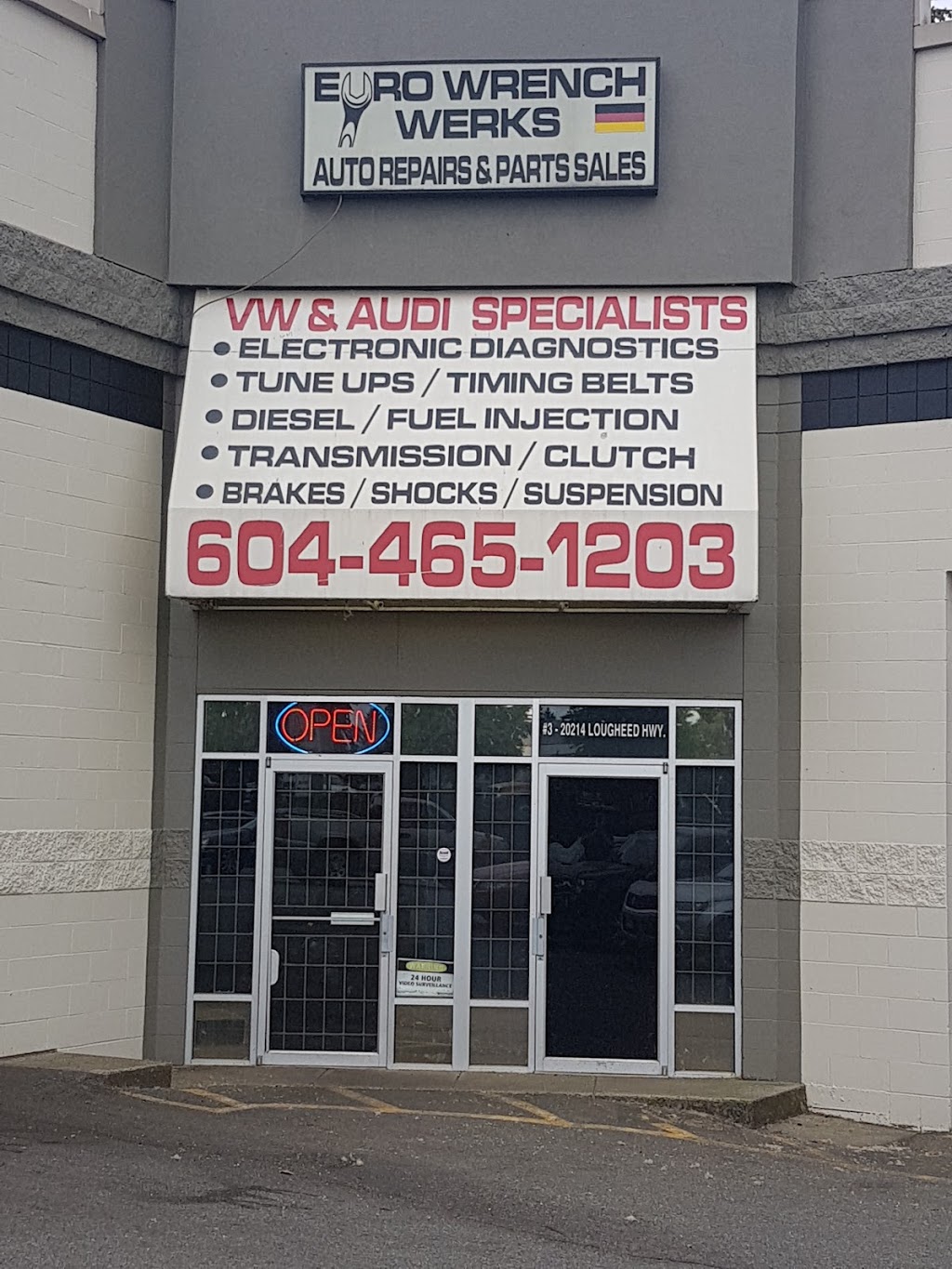 Euro Wrench Werks Auto Repairs | 20214 Lougheed Hwy, Maple Ridge, BC V2X 2P7, Canada | Phone: (604) 465-1203